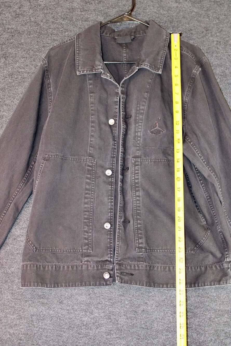 Jordan Essentials Canvas Workwear Chore Jacket Black FN4527-010